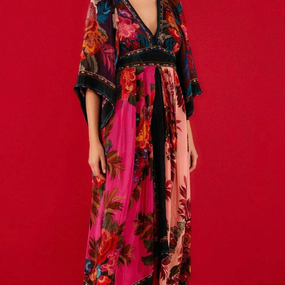 FARM Rio Vibrant Floral Maxi Dress